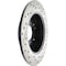 Centric Parts Sport Drilled/Slotted Brake Rotor, 127.40040R 127.40040R - alternate 6